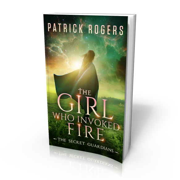 3D rendering of The Girl Who Invoked Fire by Patrick Rogers.